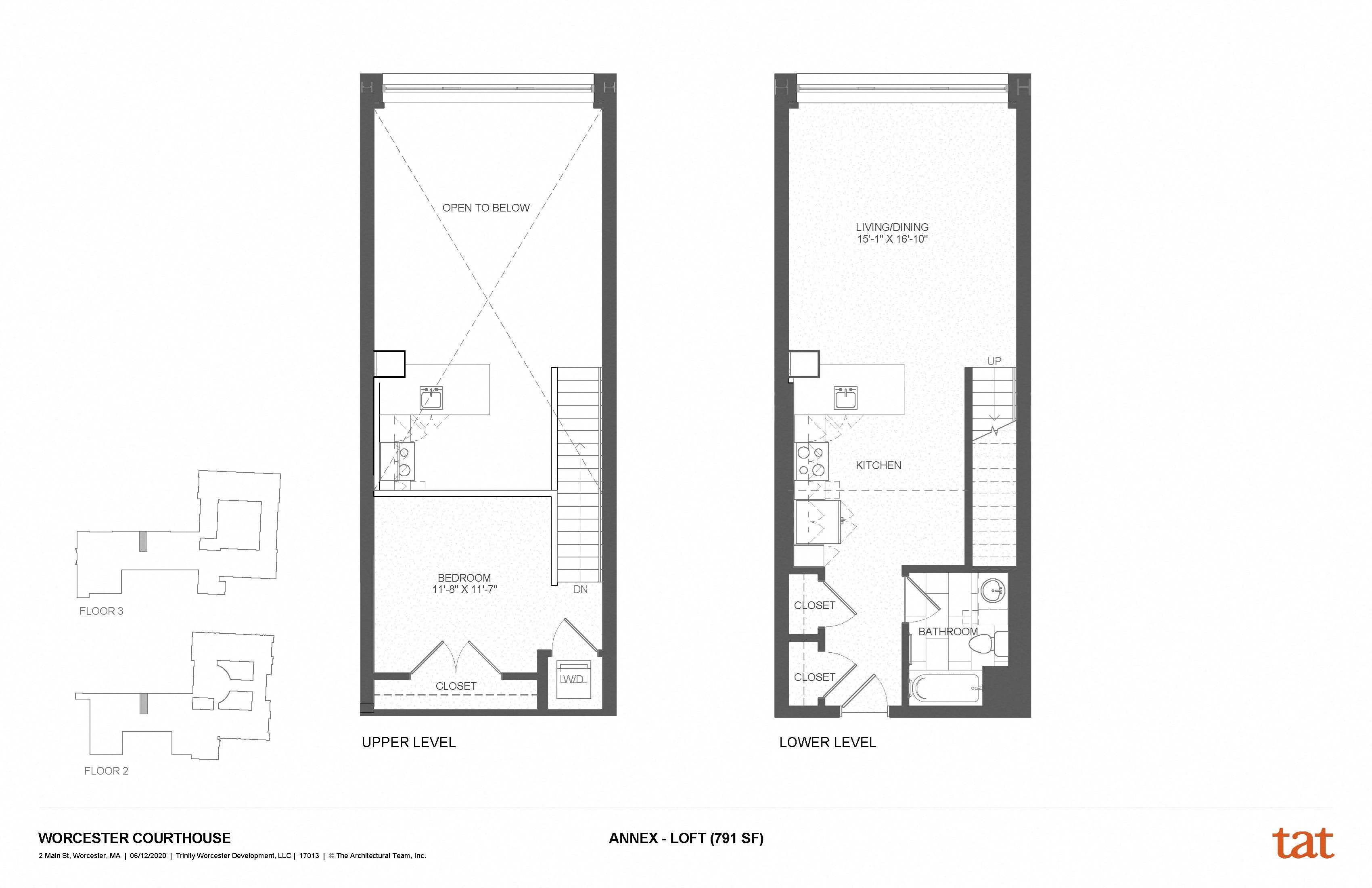 Floor Plans Apartments In Worcester, MA Courthouse Lofts